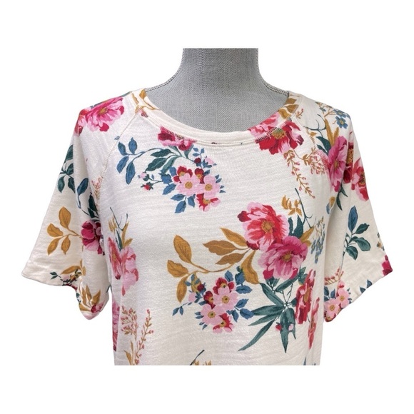 LOFT Women's All over Floral shirt size M - Picture 6 of 9